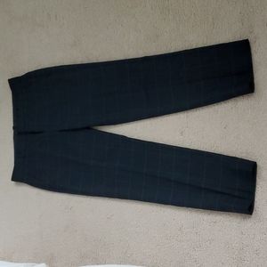 Banana Republic Avery Wool Pants - Navy window pane